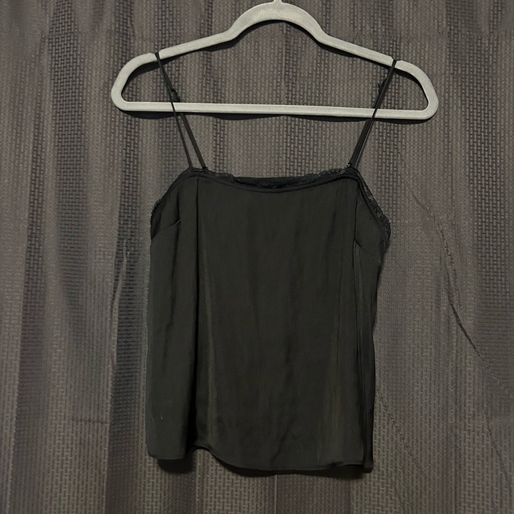 Free People Intimates Lingerie Black Lacey Open Bank Tank Size Small